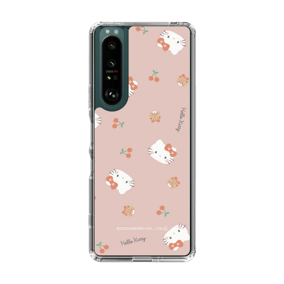 スリムプロテクションケース［ Hello Kitty - むきゅむきゅKT_ピンク_03 ］