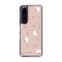 スリムプロテクションケース［ Hello Kitty - むきゅむきゅKT_ピンク_03 ］