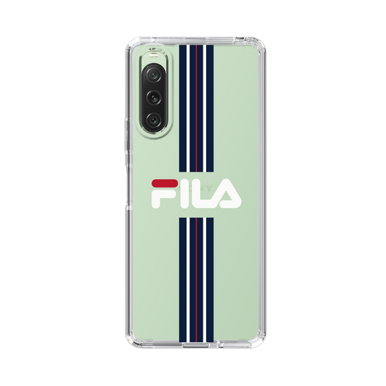 スリムプロテクションケース［ FILA - STRIPE - DarkNavy ］