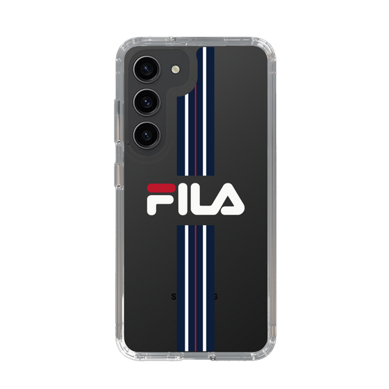 スリムプロテクションケース［ FILA - STRIPE - DarkNavy ］