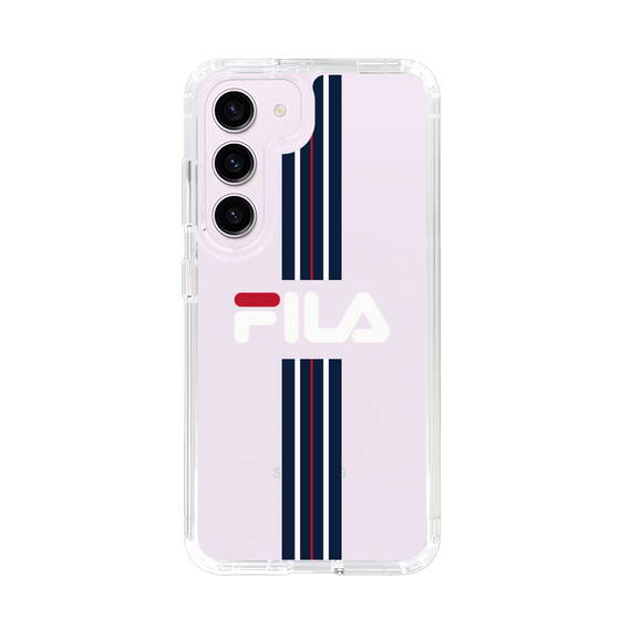 スリムプロテクションケース［ FILA - STRIPE - DarkNavy ］