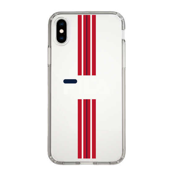 スリムプロテクションケース［ STRIPE - Red ］