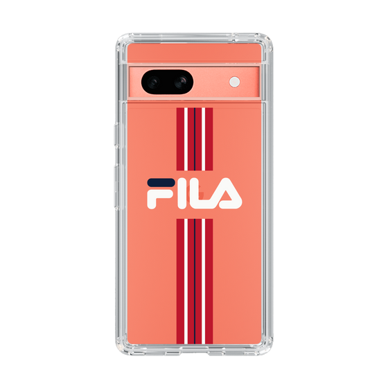 スリムプロテクションケース［ FILA - STRIPE - Red ］