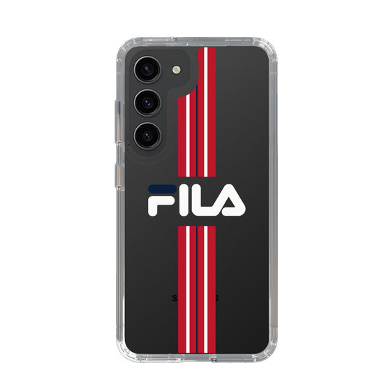 スリムプロテクションケース［ FILA - STRIPE - Red ］