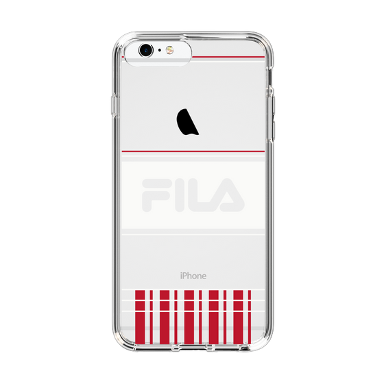 スリムプロテクションケース［ FILA - LATTICE - Red ］