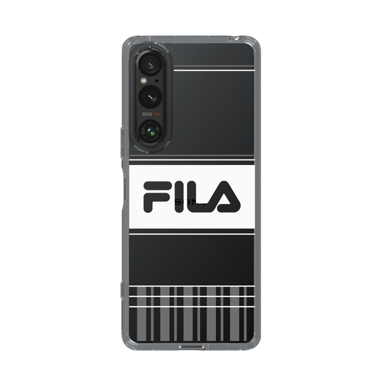 スリムプロテクションケース［ FILA - LATTICE - Gray ］