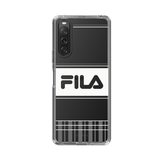 スリムプロテクションケース［ FILA - LATTICE - Gray ］