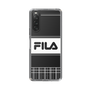 スリムプロテクションケース［ FILA - LATTICE - Gray ］