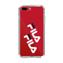 スリムプロテクションケース［ FILA - DIAGONAL - Red ］