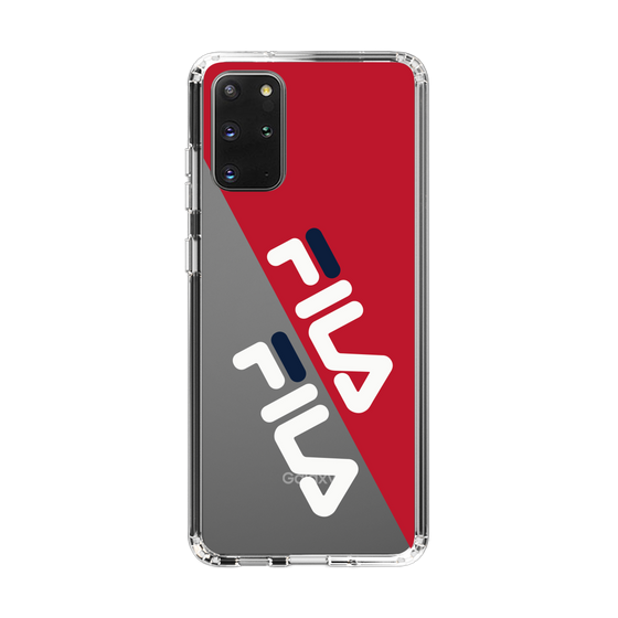 スリムプロテクションケース［ FILA - DIAGONAL - Red ］