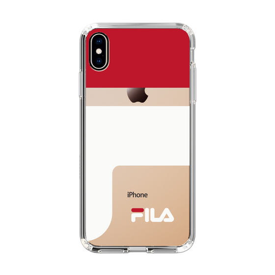 スリムプロテクションケース［ FILA - LOGOIMAGE - Red ］