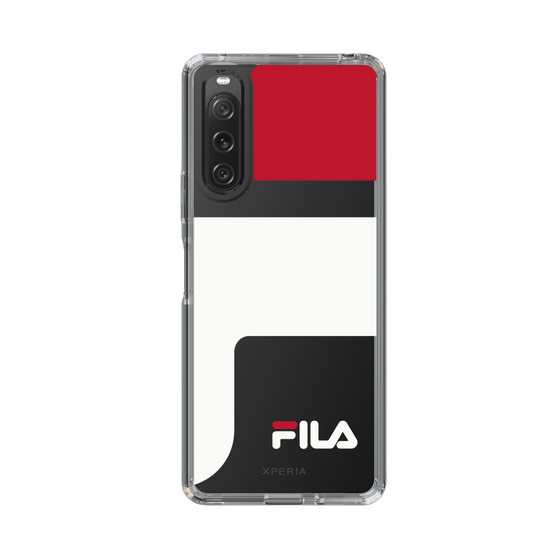 スリムプロテクションケース［ FILA - LOGOIMAGE - Red ］