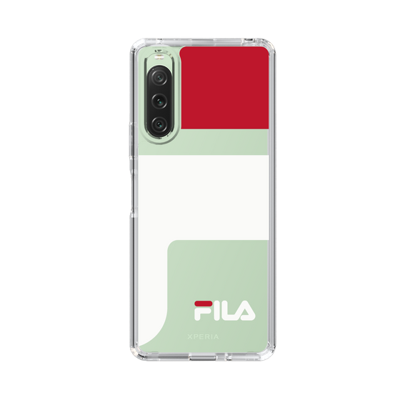 スリムプロテクションケース［ FILA - LOGOIMAGE - Red ］