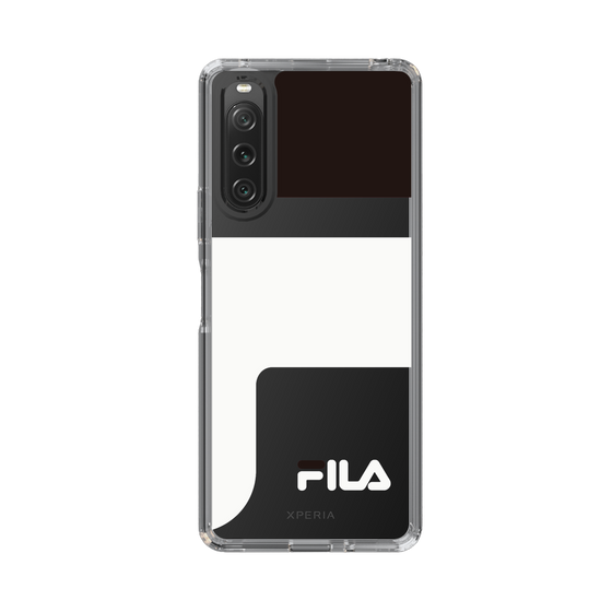 スリムプロテクションケース［ FILA - LOGOIMAGE - Black ］