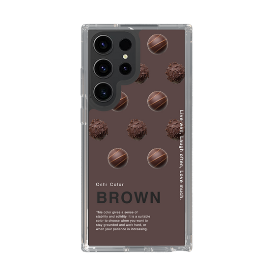 スリムプロテクションケース［ BROWN-Chocolate ］