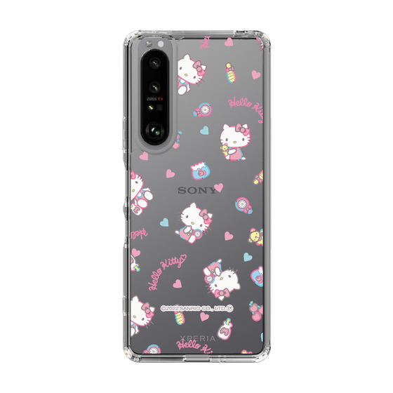 スリムプロテクションケース［ Hello Kitty - Overlapping Colors_01 ］