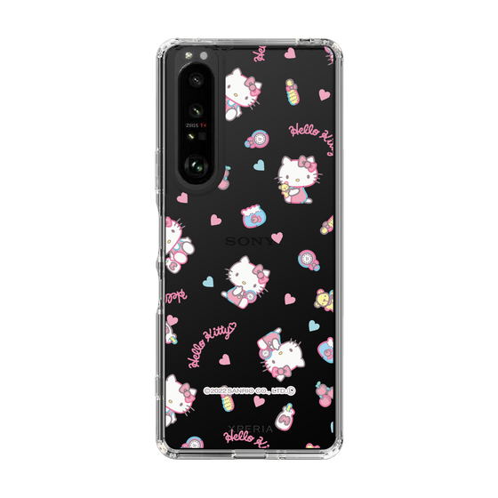 スリムプロテクションケース［ Hello Kitty - Overlapping Colors_01 ］
