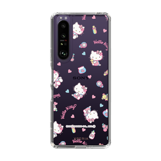 スリムプロテクションケース［ Hello Kitty - Overlapping Colors_01 ］
