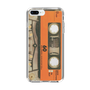 スリムプロテクションケース［ RETORO CASSETTE TAPE - Skeleton Orange ］