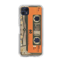 スリムプロテクションケース［ RETORO CASSETTE TAPE - Skeleton Orange ］