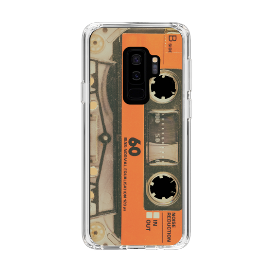 スリムプロテクションケース［ RETORO CASSETTE TAPE - Skeleton Orange ］