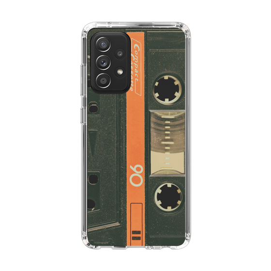 スリムプロテクションケース［ RETORO CASSETTE TAPE - Opacity Black ］