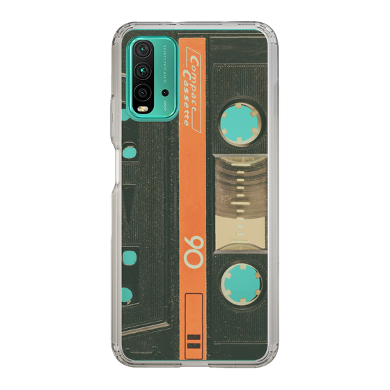 スリムプロテクションケース［ RETORO CASSETTE TAPE - Opacity Black ］