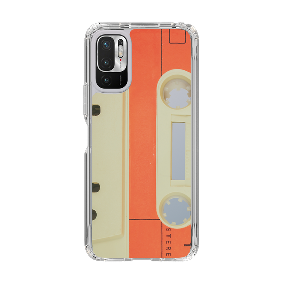 スリムプロテクションケース［ RETORO CASSETTE TAPE - Opacity White ］