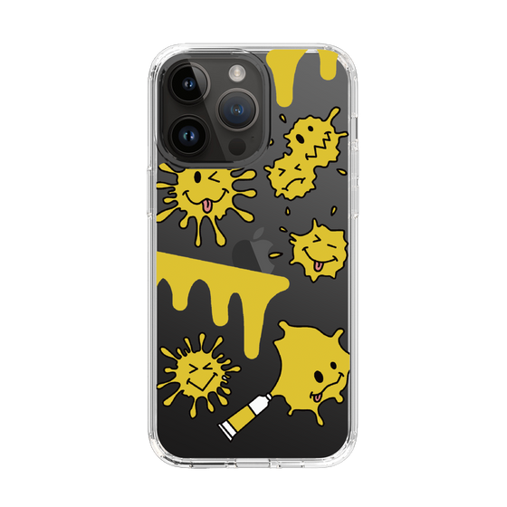 スリムプロテクションケース［ PAINTING SMILE Yellow ］