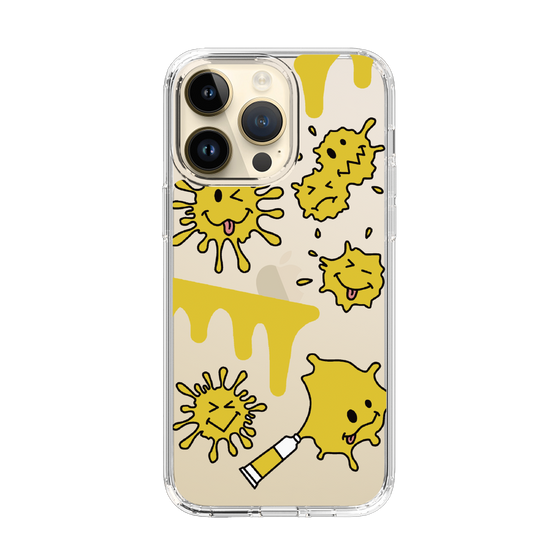 スリムプロテクションケース［ PAINTING SMILE Yellow ］