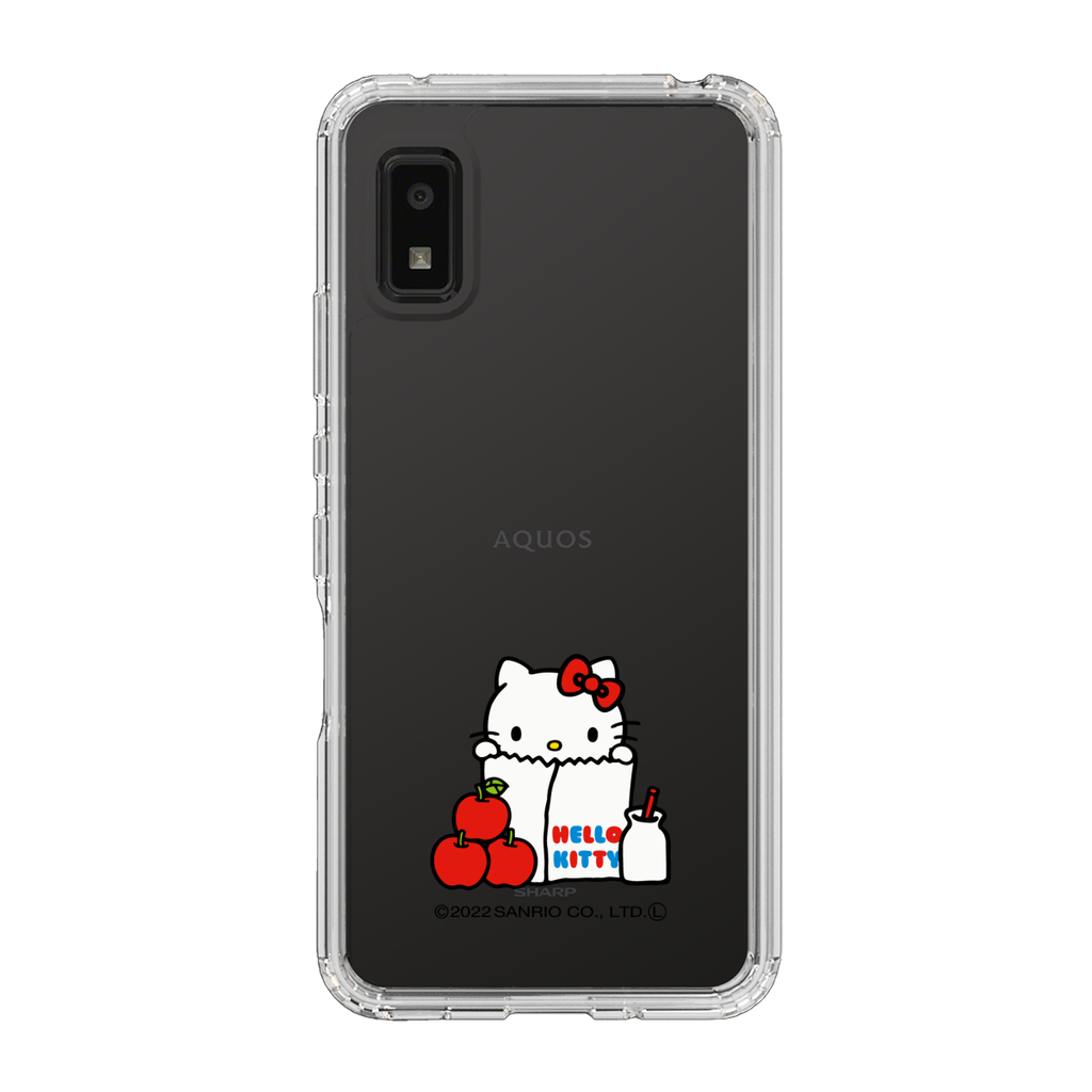 スリムプロテクションケース for SHARP AQUOS wish2［ ハローキティ - Apple ］