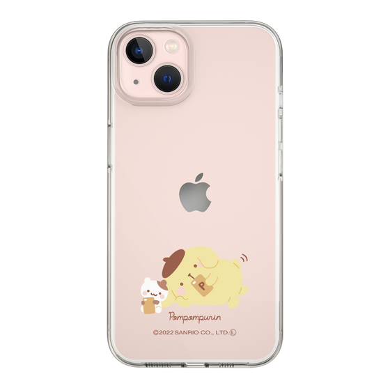 スリムプロテクションケース［ ポムポムプリン - むきゅむきゅ - リラックス ］
