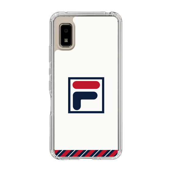 スリムプロテクションケース［ FILA Logo White - フィラ ロゴ ホワイト ］