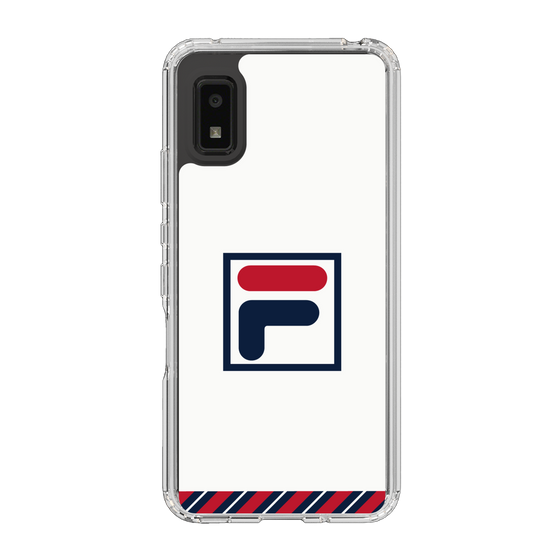 スリムプロテクションケース［ FILA Logo White - フィラ ロゴ ホワイト ］