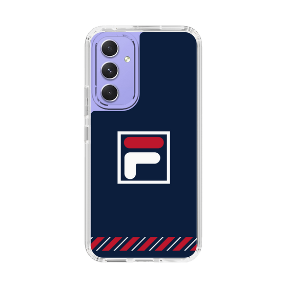 スリムプロテクションケース［ FILA Logo Navy - フィラ ロゴ ネイビー ］