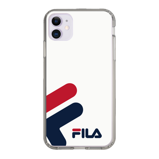 スリムプロテクションケース［ FILA Big Logo White - フィラ ビッグロゴ ホワイト ］