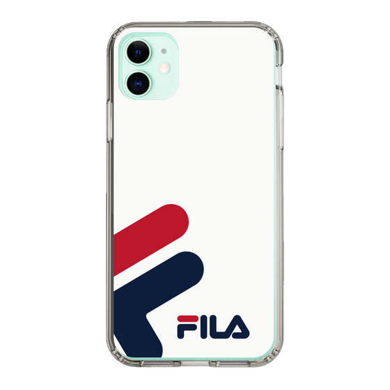 スリムプロテクションケース［ FILA Big Logo White - フィラ ビッグロゴ ホワイト ］