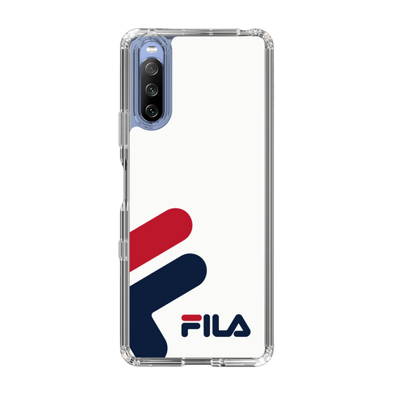 スリムプロテクションケース［ FILA Big Logo White - フィラ ビッグロゴ ホワイト ］