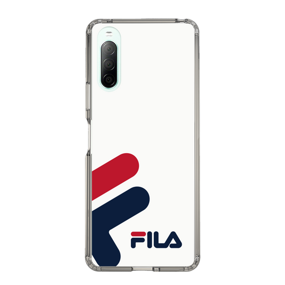 スリムプロテクションケース［ FILA Big Logo White - フィラ ビッグロゴ ホワイト ］