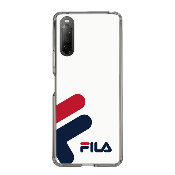 スリムプロテクションケース［ FILA Big Logo White - フィラ ビッグロゴ ホワイト ］