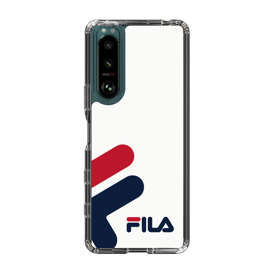 スリムプロテクションケース［ FILA Big Logo White - フィラ ビッグロゴ ホワイト ］