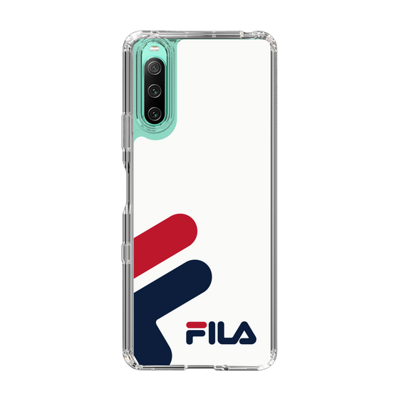 スリムプロテクションケース［ FILA Big Logo White - フィラ ビッグロゴ ホワイト ］