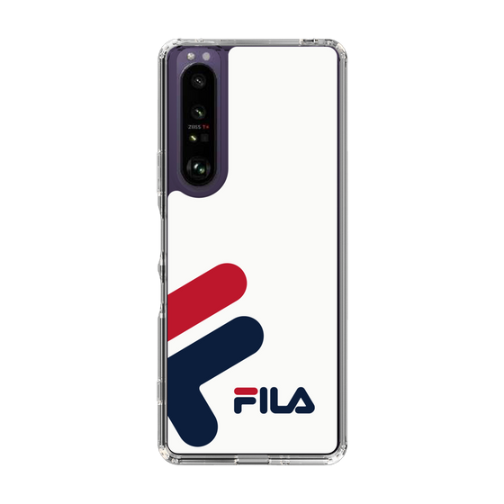 スリムプロテクションケース［ FILA Big Logo White - フィラ ビッグロゴ ホワイト ］