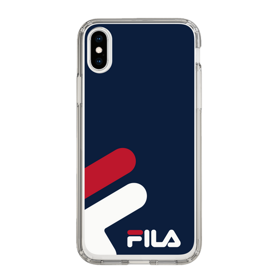 スリムプロテクションケース［ FILA Big Logo Navy - フィラ ビッグロゴ ネイビー ］