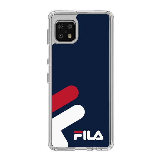 スリムプロテクションケース［ FILA Big Logo Navy - フィラ ビッグロゴ ネイビー ］