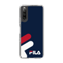 スリムプロテクションケース［ FILA Big Logo Navy - フィラ ビッグロゴ ネイビー ］