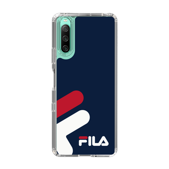 スリムプロテクションケース［ FILA Big Logo Navy - フィラ ビッグロゴ ネイビー ］