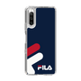 スリムプロテクションケース［ FILA Big Logo Navy - フィラ ビッグロゴ ネイビー ］