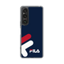 スリムプロテクションケース［ FILA Big Logo Navy - フィラ ビッグロゴ ネイビー ］