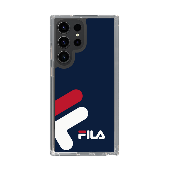 スリムプロテクションケース［ FILA Big Logo Navy - フィラ ビッグロゴ ネイビー ］